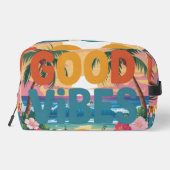 Summer Vibes Tropical Notebook Waschbeutel (Rückseite)