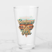 Summer Vibes | Vintage Sonnenbrille | Beach Sunset Glas (Rückseite)