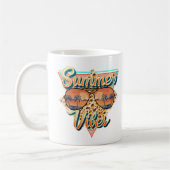 Summer Vibes | Vintage Sonnenbrille | Beach Sunset Kaffeetasse (Links)