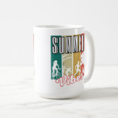 Summer Vibes.w Kaffeetasse (VorderseiteRechts)