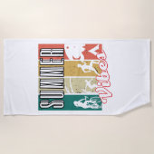 Summer Vibes.w Strandtuch (Vorderseite)