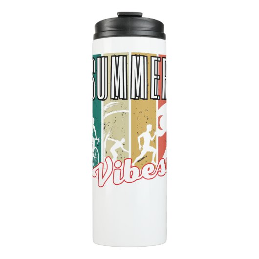 Summer Vibes.w Thermosbecher (Vorderseite)