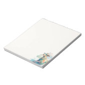 Summer Vibes Wasserfarbenziege und Sonnenbrille - Notizblock (Rotiert)