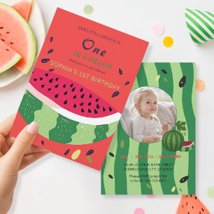 Summer Vibes Watermelon Party laden Einladung