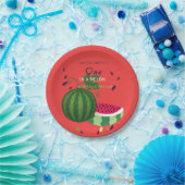 Summer Vibes Watermelon Party laden Pappteller (Party)