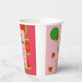 Summer Vibes Watermelon Party Pappbecher (Links)