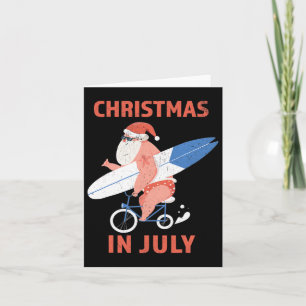 Summer Vibes Weihnachten im Juli Karte