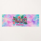 Summer Vibes Yogamatte (Vorderseite (Horizontal))