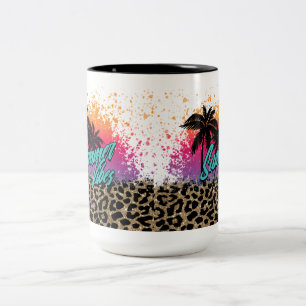 Summer Vibes Zweifarbige Tasse