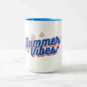Summer Vibes Zweifarbige Tasse (Mittel)