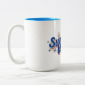 Summer Vibes Zweifarbige Tasse (Links)