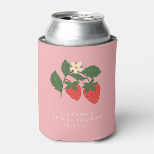 Summer Vintag Pink Strawberry Boho Brautparty Dosenkühler