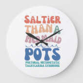 Summer Wall Clock Große Wanduhr (Vorderseite)