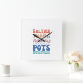 Summer Wall Clock Quadratische Wanduhr (Zuhause)