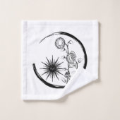 Summer Wappen Badhandtuch Set (Waschlappen)