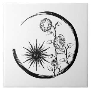 Summer Wappen Fliese