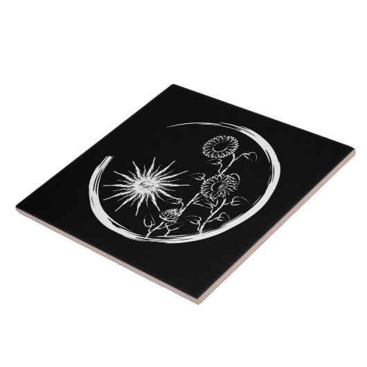 Summer Wappen Fliese (Seite)