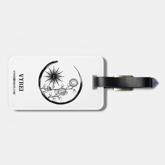 Summer Wappen Gepäckanhänger (Rückseite horizontal)