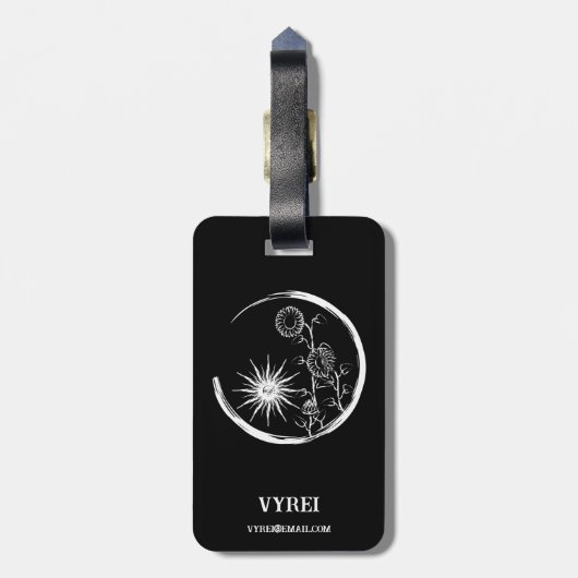 Summer Wappen Gepäckanhänger (Rückseite vertikal)