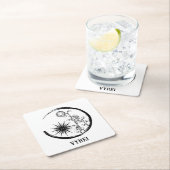 Summer Wappen Rechteckiger Pappuntersetzer (Vor Ort)