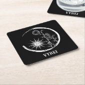 Summer Wappen Rechteckiger Pappuntersetzer (angewinkelt)