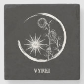 Summer Wappen Steinuntersetzer (Vorderseite)