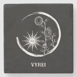 Summer Wappen Steinuntersetzer