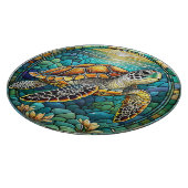 Summer Wassercolor Art Cutting Board Schneidebrett (Ecke)