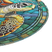 Summer Wassercolor Art Cutting Board Schneidebrett (Ecke)