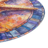 Summer Wassercolor Art Cutting Board Schneidebrett (Ecke)