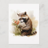 Summer Water Raccoon - Postkarte (Vorderseite)