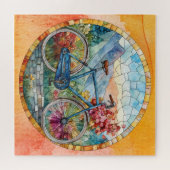 Summer Watercolor Art Puzzle (Horizontal)