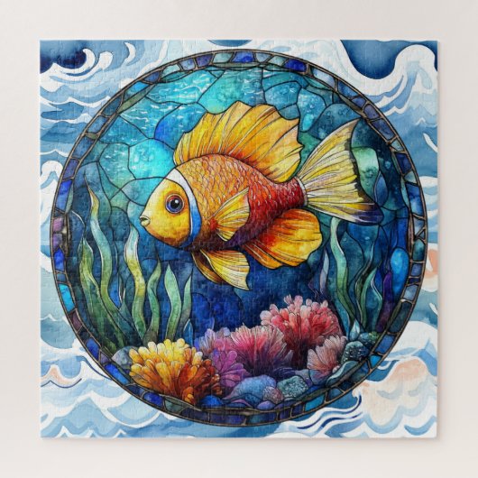 Summer Watercolor Art Puzzle (Vertikal)