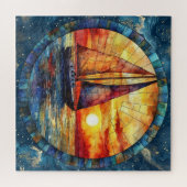 Summer Watercolor Art Puzzle (Horizontal)