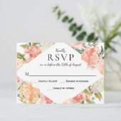 Summer Watercolor Floral Medley UAWG RSVP Karte (Stehend Vorderseite)