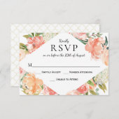 Summer Watercolor Floral Medley UAWG RSVP Karte (Vorne/Hinten)
