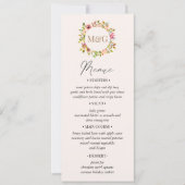 Summer Watercolor Garden Blumenkarte Einladung (Vorderseite)