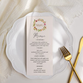 Summer Watercolor Garden Blumenkarte Einladung