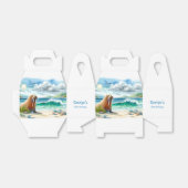 Summer Watercolor Walrus Geschenkschachtel (Ungefaltet)