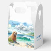 Summer Watercolor Walrus Geschenkschachtel (Geöffnet)