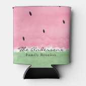 Summer Watercolor Watermelon Family Wiedersehen Dosenkühler (Vorderseite)