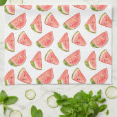 Summer Watercolor Watermelon Geschirrtuch (Gefaltet)