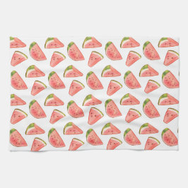 Summer Watercolor Watermelon Geschirrtuch
