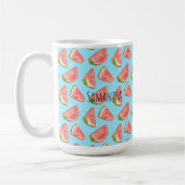 Summer Watercolor Watermelon Kaffeetasse (Links)