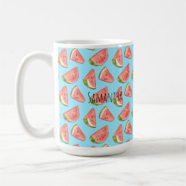 Summer Watercolor Watermelon Kaffeetasse