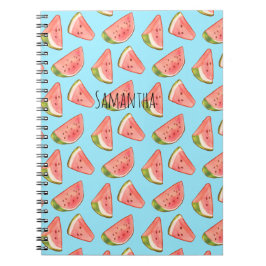 Summer Watercolor Watermelon Notizblock