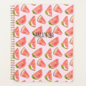 Summer Watercolor Watermelon Planer (Vorderseite)