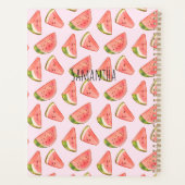 Summer Watercolor Watermelon Planer (Rückseite)