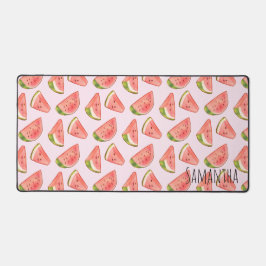 Summer Watercolor Watermelon Schreibtischunterlage