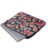 Summer Watercolor Watermelon Slices Patten Laptopschutzhülle (Vorne Knopf)